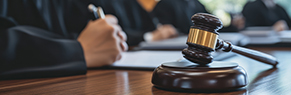 Judges and gavel